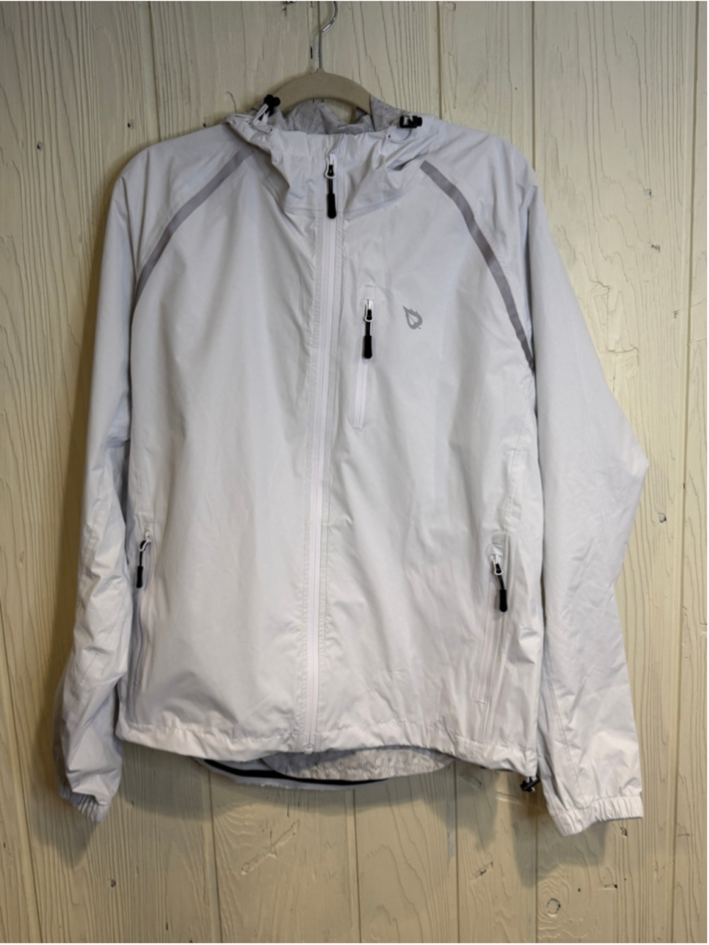 Women's Baleaf Athletic Windbreaker Jacket White Size L